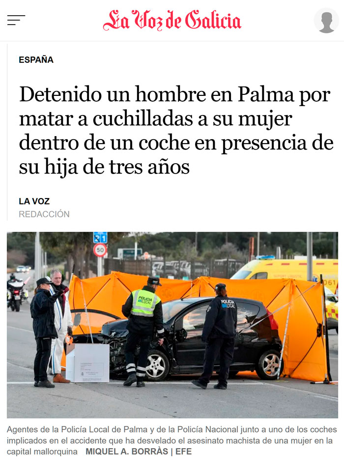 Primer "crimen machista" en Baleares desde 2021.