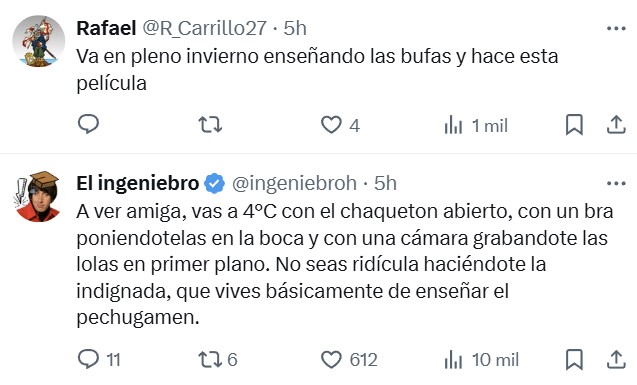 “¡Madre mía, menudas castañas tía!"
