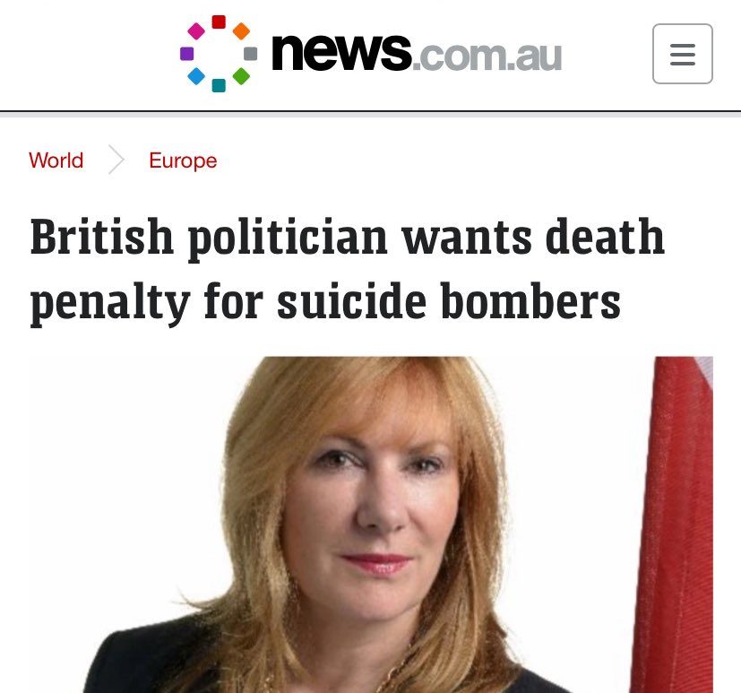 Una política británica quiere la pena de muеrtе para los tеrroristas suicidas.