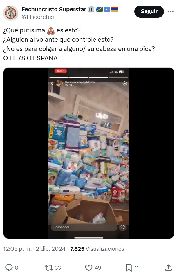 Mientras tanto, en algún lugar afectado por la DANA...