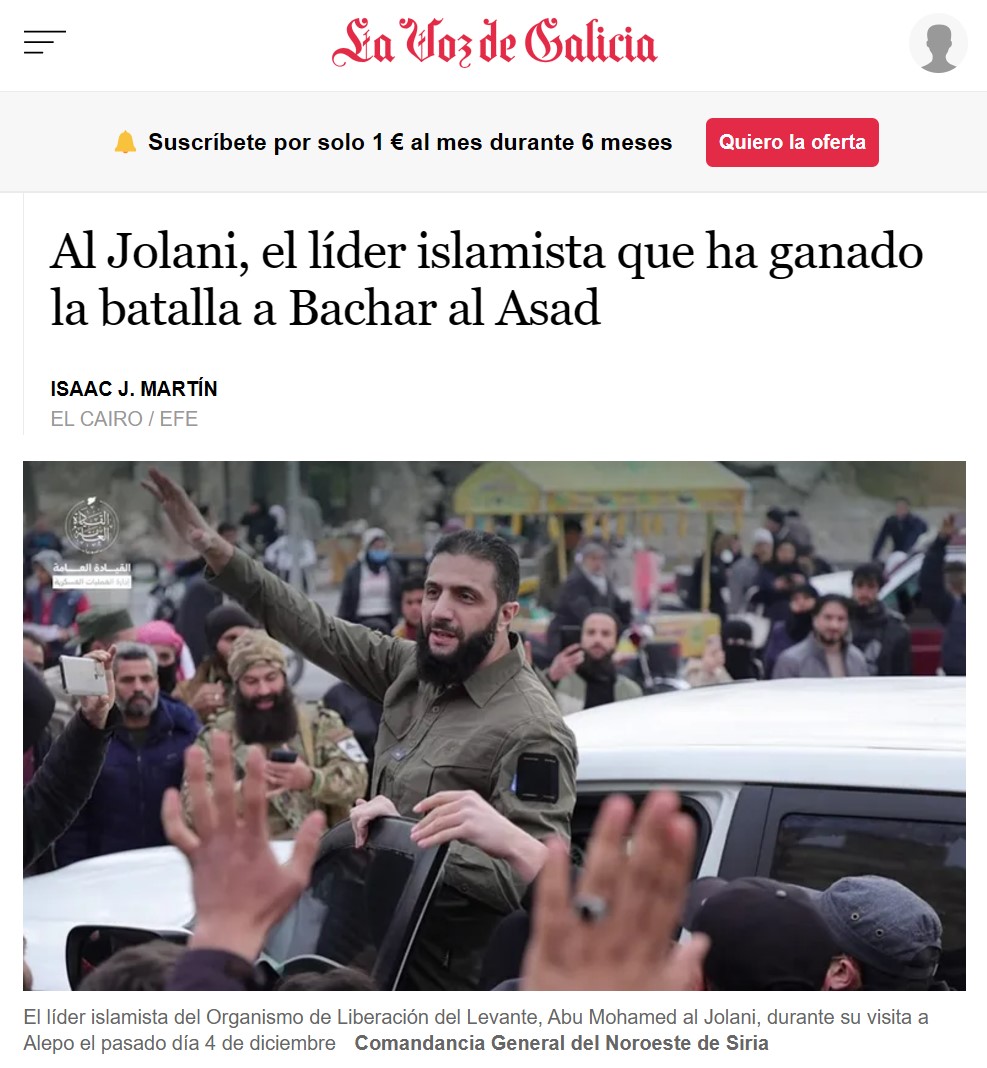 El FBI ofrece recompensa de hasta $10 millones por información sobre Muhammad al-Jolani