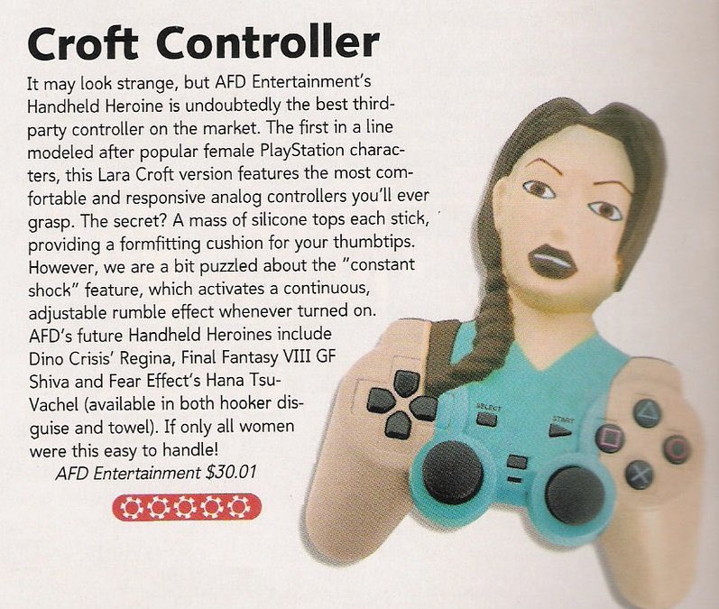 Llegasteis a jugar con los L3 y R3 de este mando de Lara Croft?