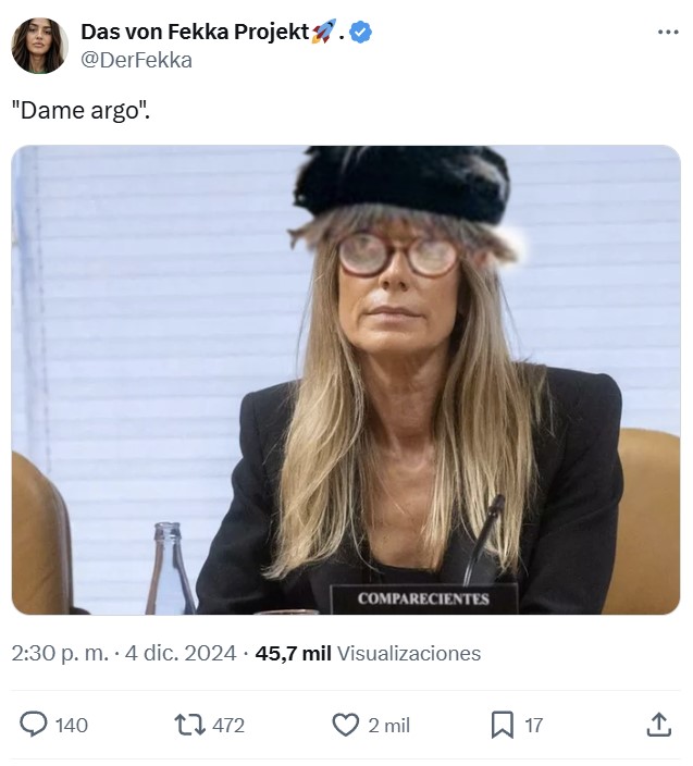 Ya sabemos lo que estuvo haciendo Begoña durante todo el tiempo que dilató el proceso...