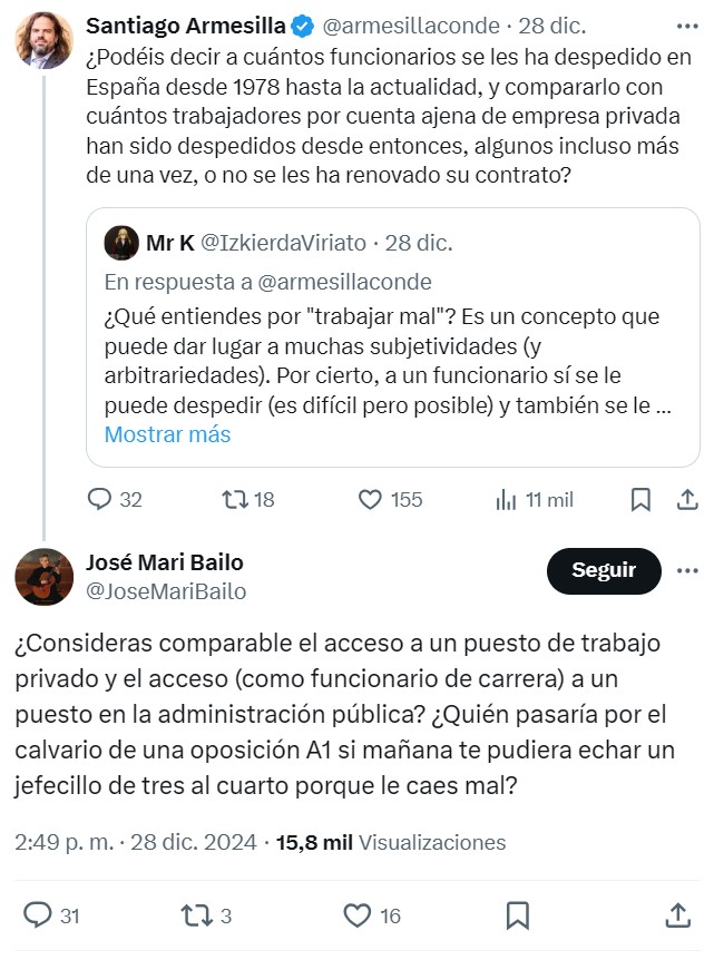 No esperaba que el asedio al funcionariado iba venir también desde coordenadas comunistas...