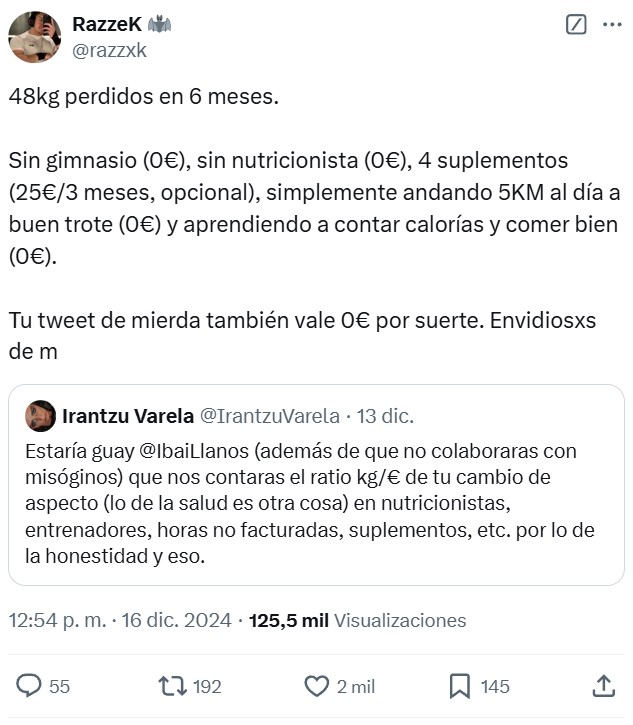 Para adelgazar solo necesitas comer menos de lo que gastas. FIN.