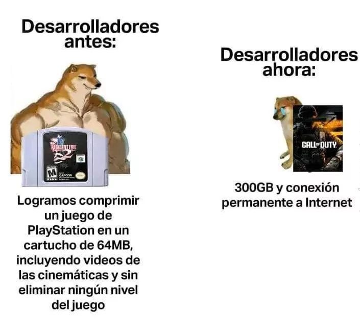 Hace falta motosierra también en el mundo de los videojuegos.