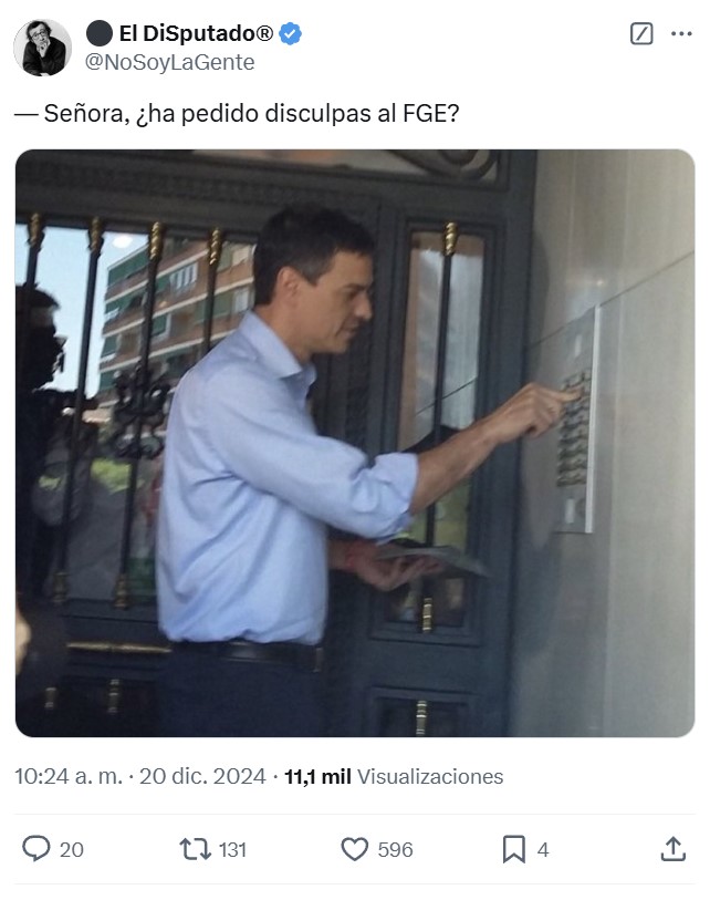 Sánchez dice que “lo importante es que la pareja de la presidenta de la Comunidad de Madrid aclare los presuntos delitos que ha cometido contra la Hacienda pública” e insta a Ayuso a asumir responsabilidades políticas