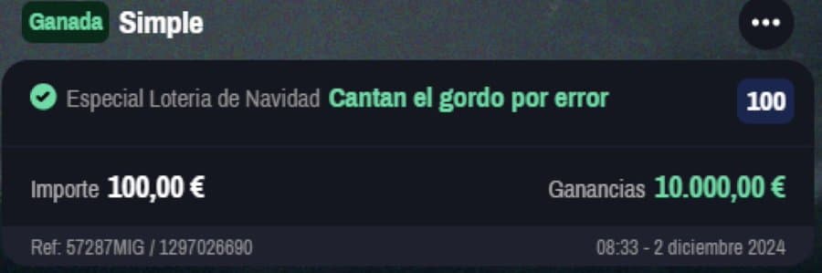 Ni un año sin que pase algo con la lotería...