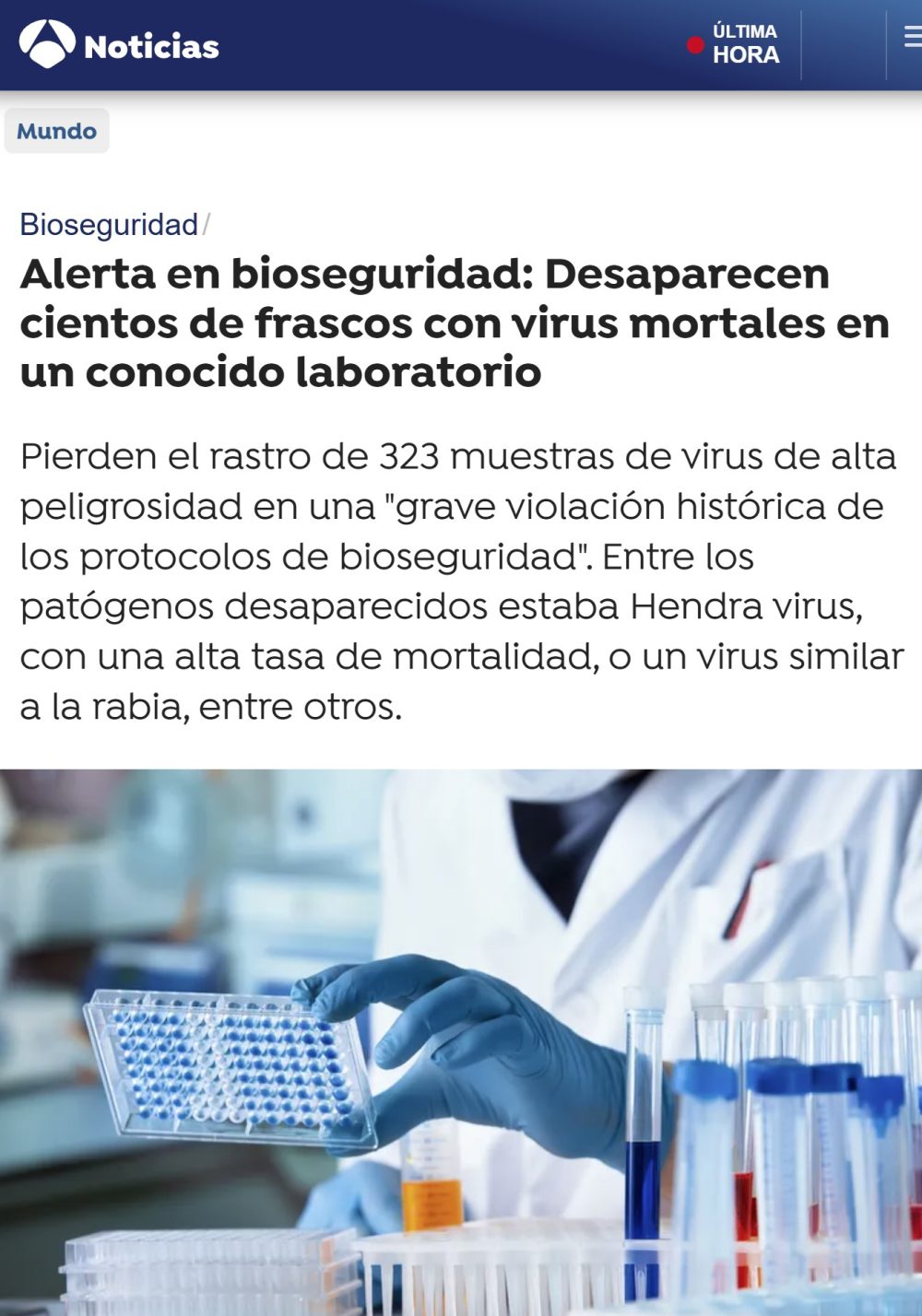 Imaginad 300 epidemias sucediendo al mismo tiempo.