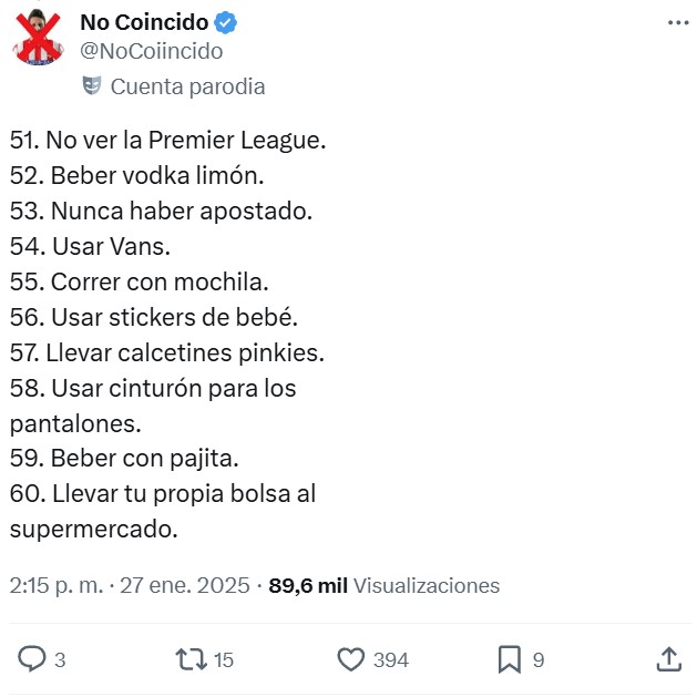 100 cosas más gays que ser gay.