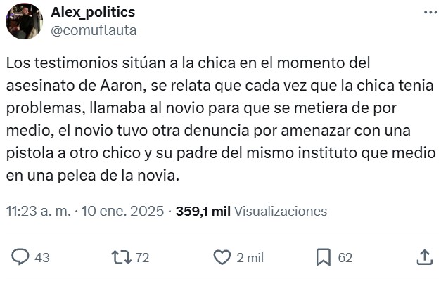Un joven de 19 años apuñaIa a otro de 17 a las puertas del instituto: esto es lo que pasó.