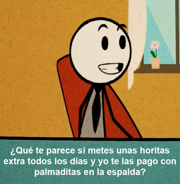 Un finolier que está siendo “invitado” a irse de la empresa, necesita ayuda del consejo de sabios.