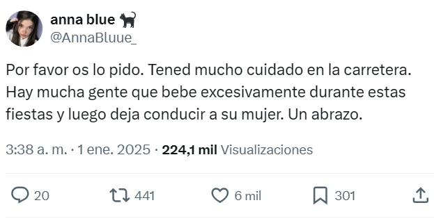 Mucho cuidado en la carretera.