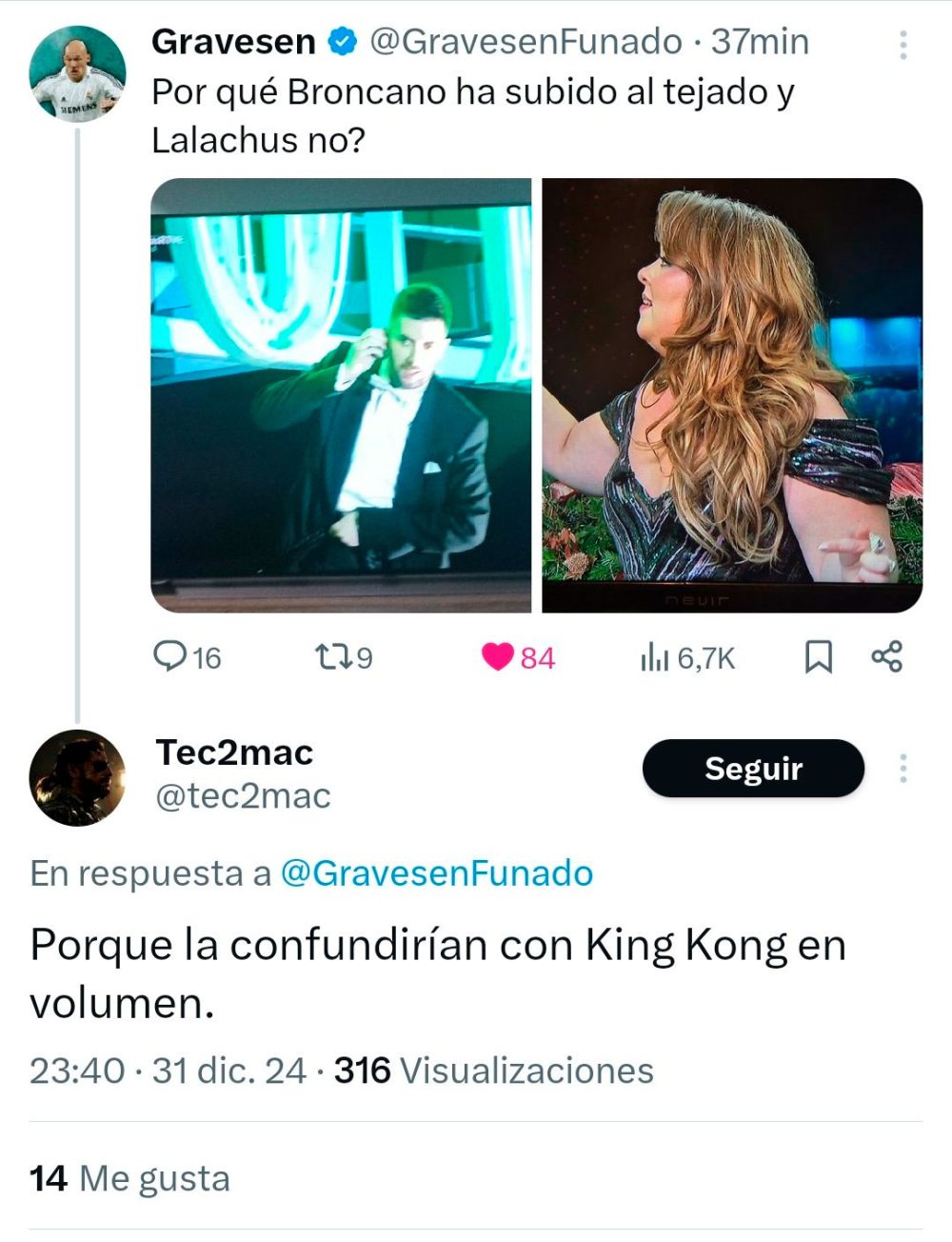 No hombre no...