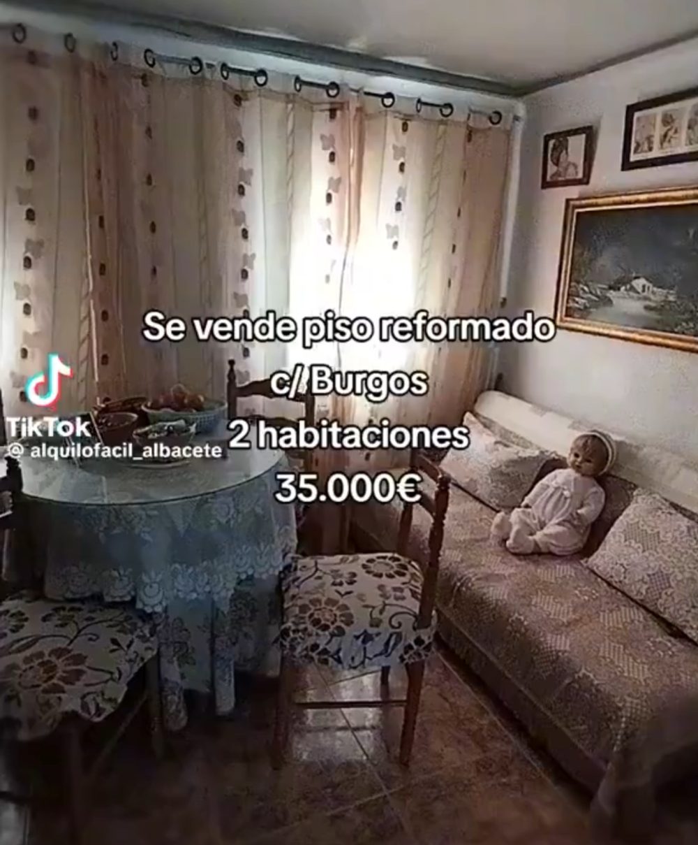 El que no tiene un piso en propiedad es porque no quiere: 35.000 euros con estas maravillosas vistas.
