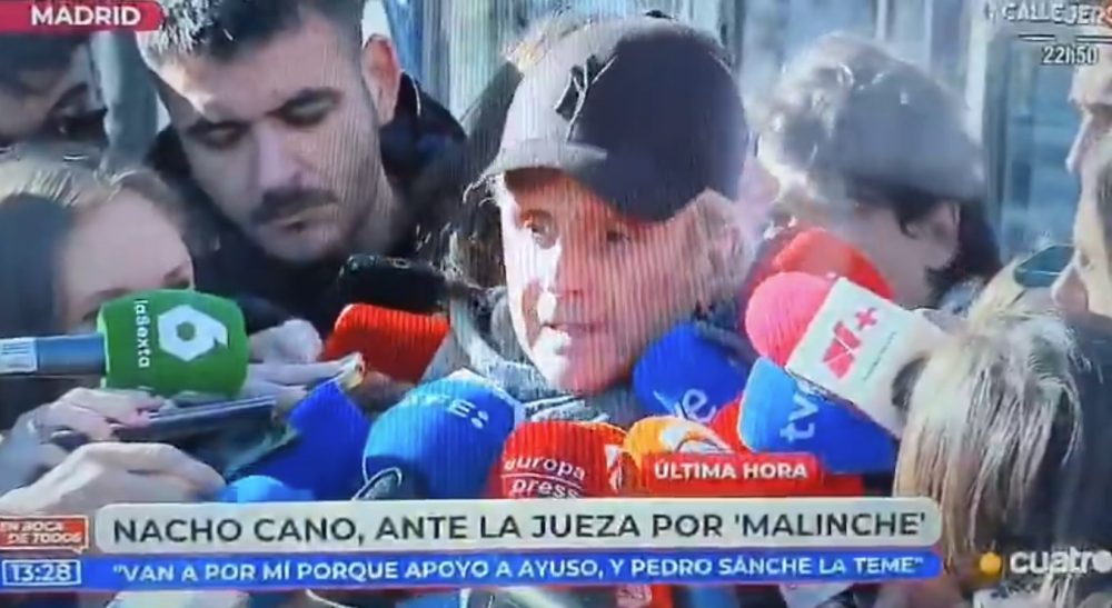 Las palabras de Nacho Cano a la salida del juzgado en el que caen todos los enemigos de Pdro Snchz: "Yo no voy a caer, tú sí mereces caer".