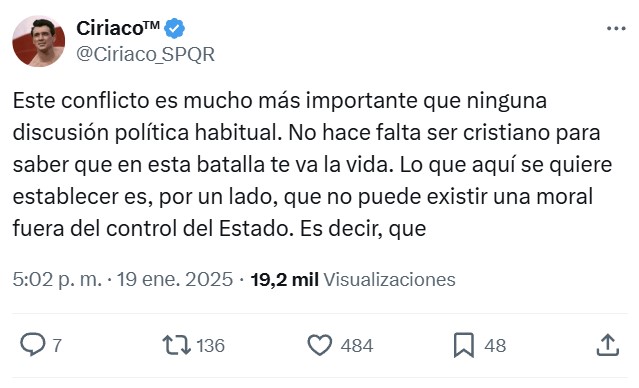 Ministra de Igualdad sostiene que negar la comunión a los homosexuales es "claramente inconstitucional".