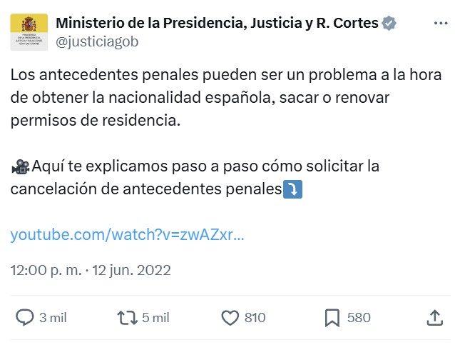 Mientras en otros países ni te dejan entrar si has cometido algún deIito en tu país de origen, en España...