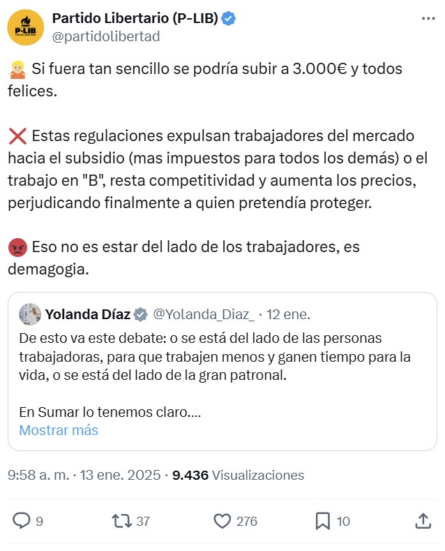 Yolanda Díaz quiere subir el salario mínimo 50 euros más al mes.