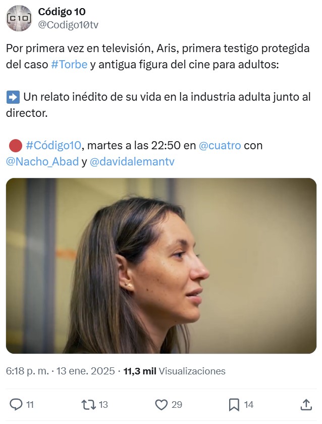 “Soy la primera testigo protegida del caso Torbe”.