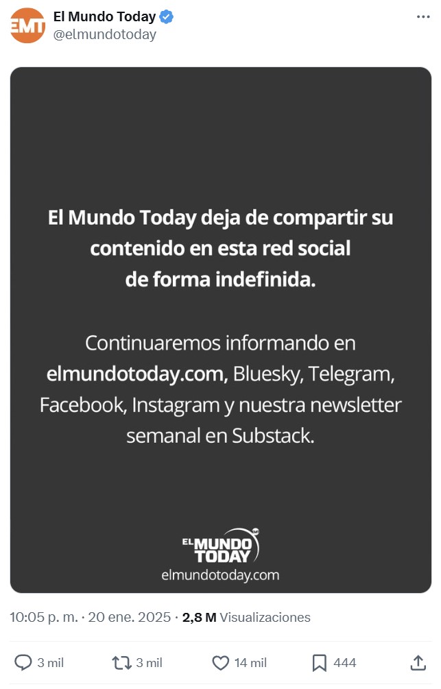 El Mundo Today ilustrando una de sus noticias.