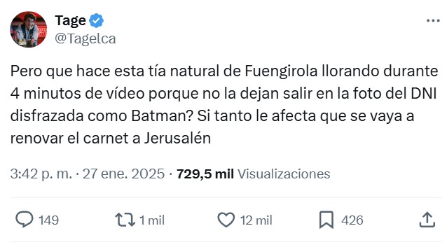 Española convertida al islаm se graba 4 minutos llorando porque la policía en España no la deja salir en la foto del DNI con el trapo en la cabeza.