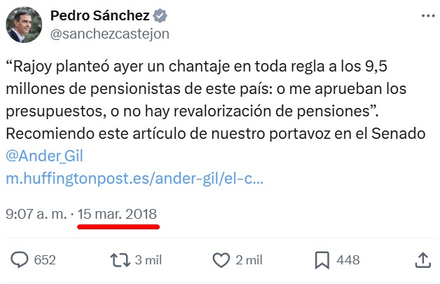 Vivimos en bucle: todo lo que está haciendo el PSOE ya lo hizo antes el PP.