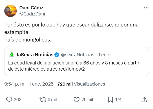 Mientras la gente debate si una mujer gordísima sujetando una estampita con la cara de un toro ofende los sentimientos religiosos...