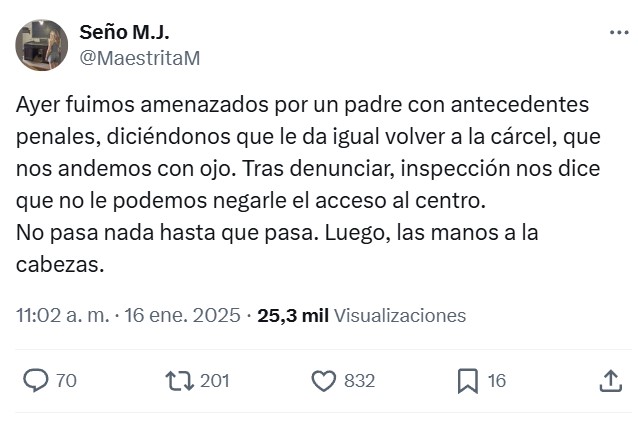 Cuando no sacas de las calles a infraseres porque «exclusión social», al que estás excluyendo es al que los sufre.