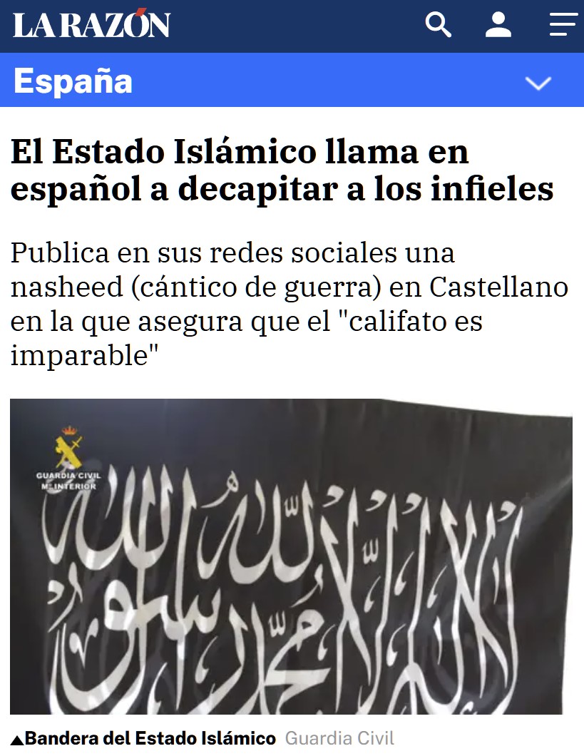 El Estado Islámico llama a decapіtar a los infieles en español a través de las redes sociales: «El califato es imparable»