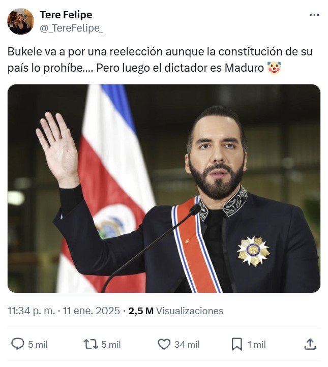 Maldito Bukele, ojalá se pareciese un poco a... ¿Putin?