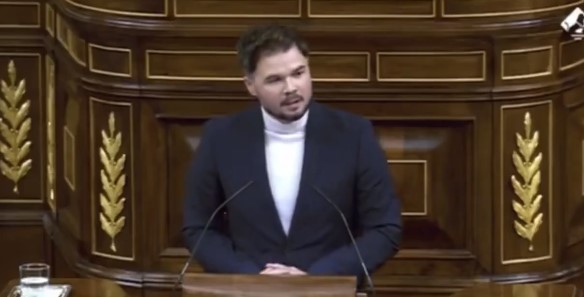 Este vídeo de Rufián ha envejecido regular…