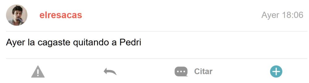 "Me estoy EMPEZANDO a quedar calvo" dice...