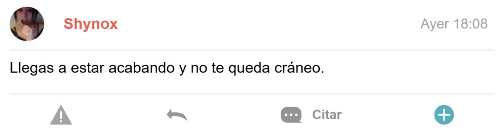 "Me estoy EMPEZANDO a quedar calvo" dice...
