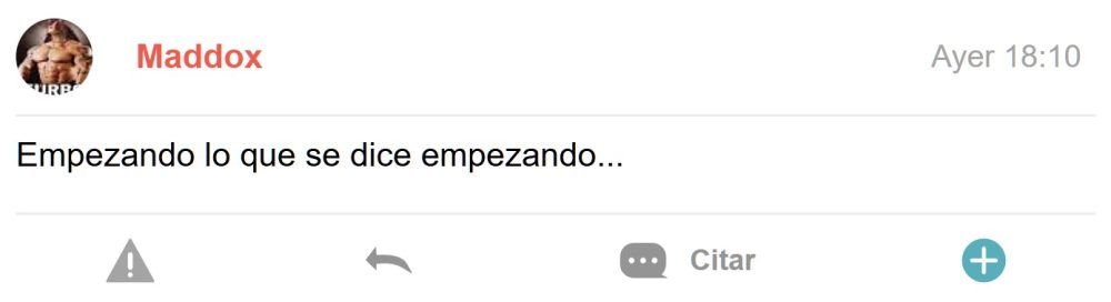 "Me estoy EMPEZANDO a quedar calvo" dice...