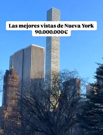 ¿Te acabas de independizar? ¿Quieres tener tu propio penthouse en Central Park de Nueva York a menos de 9 horas de El Retiro de Madrid? Ahora puedes tenerlo por tan solo 94.468.500 dólares estadounidenses.