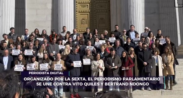 Los periodistas de la SEXTA y El PAÍS montan una campaña contra Vito Quiles y Ndongo.