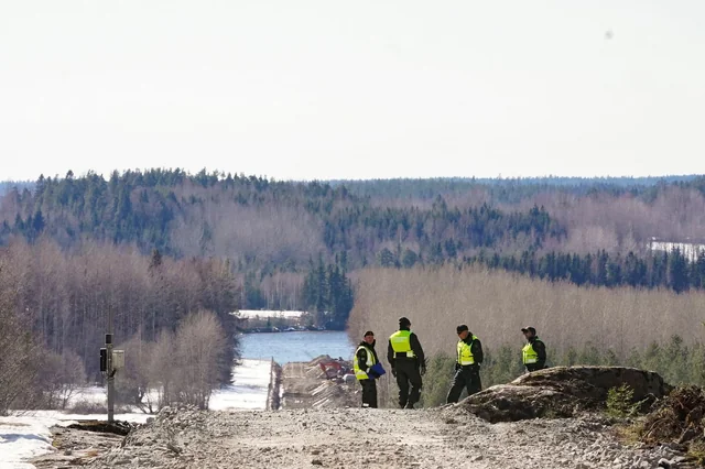 Fotos sacadas en la frontera de Finlandia con Rusia.