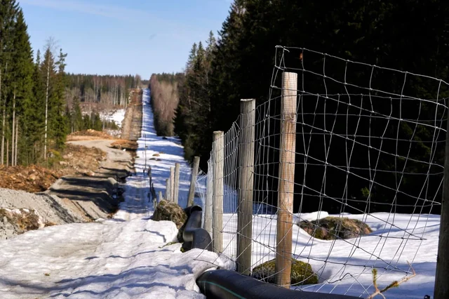 Fotos sacadas en la frontera de Finlandia con Rusia.