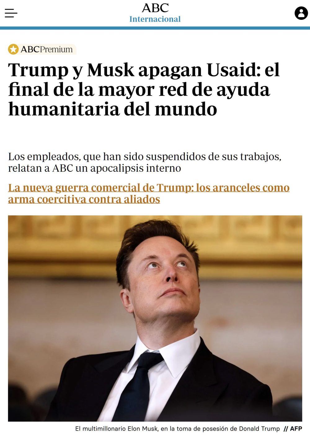 Musk cierra la agencia de influencias a potencias extranjeras.