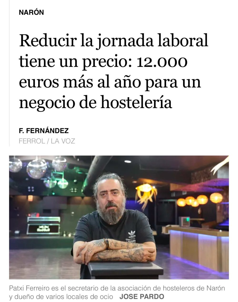 Menos horas trabajadas = menos facturación.
