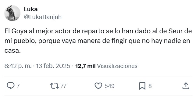 El Goya al mejor actor de reparto es para…