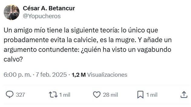 El auténtico secreto para evitar la calvicie.