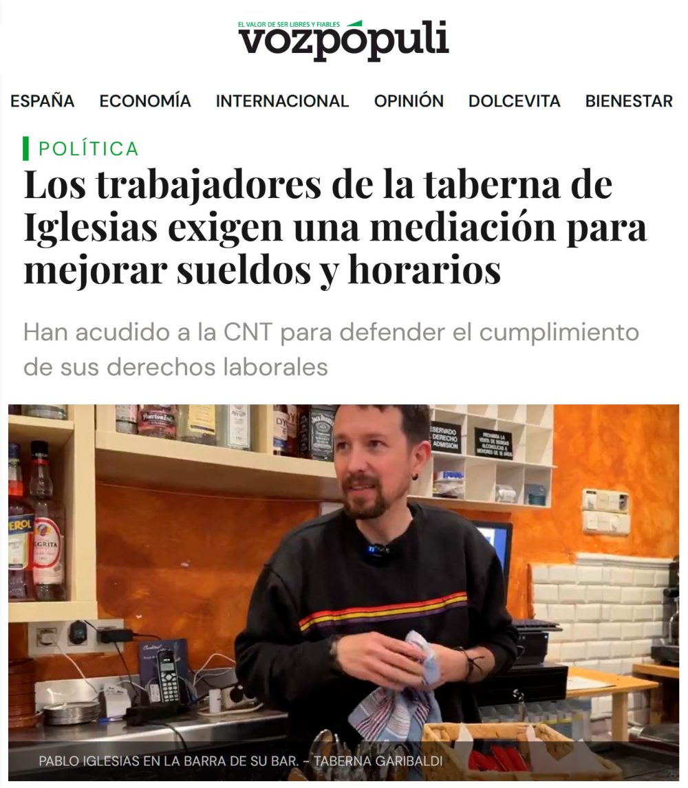 Quería llevar nuestro país a un utópico modelo económico… y no es capaz de llevar su propio bar.