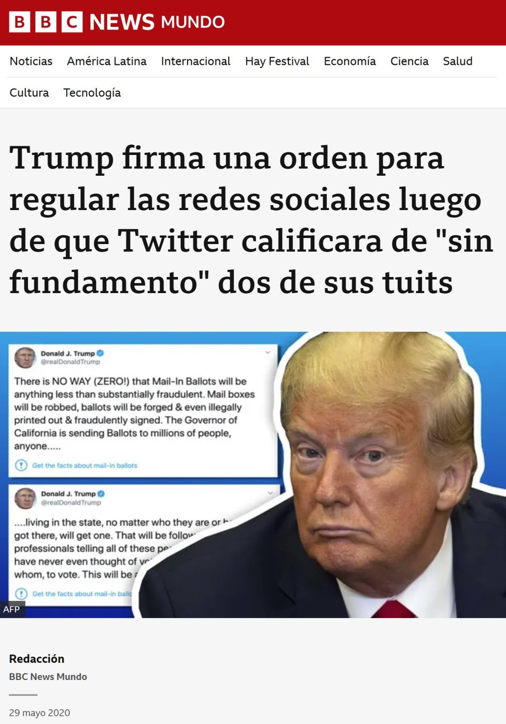 5 años separan estas dos noticias.