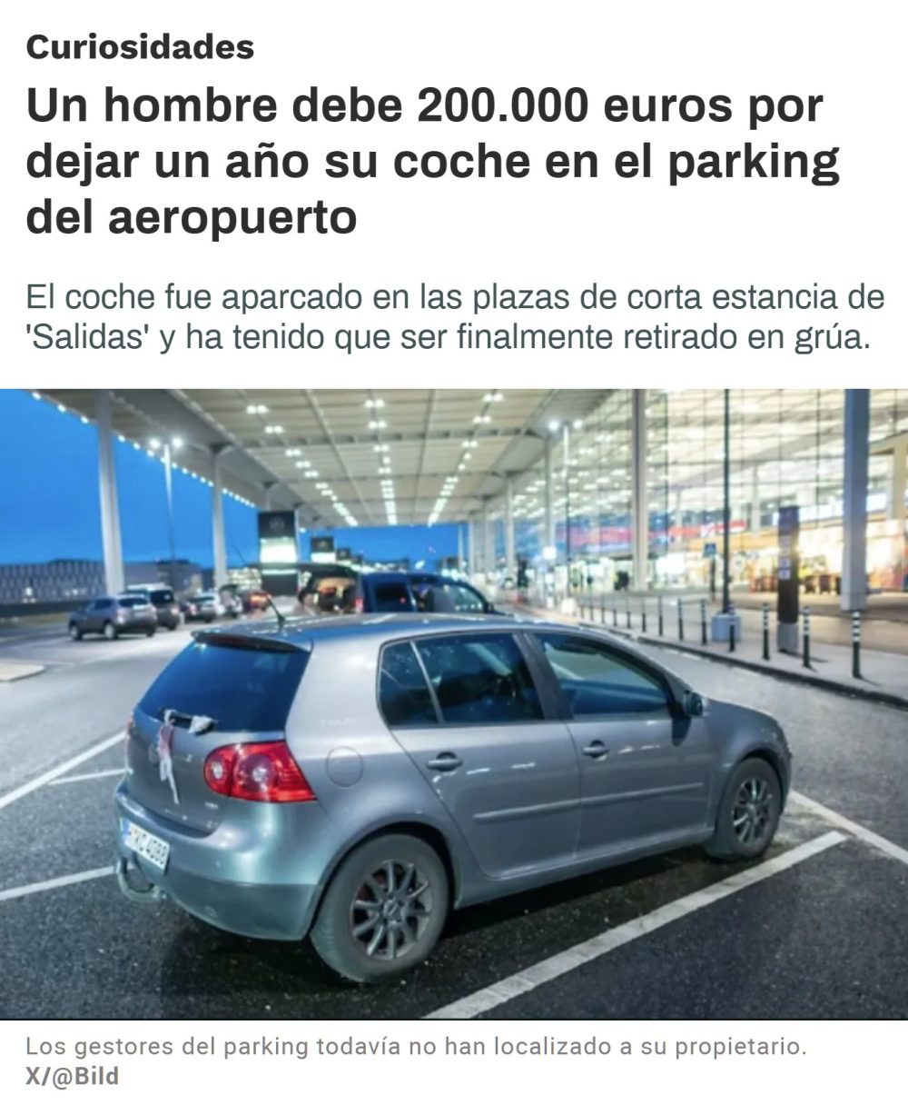 Indirectamente nos acabamos de enterar lo que genera al año cada plaza de corta duración en el aeropuerto de Berlín.