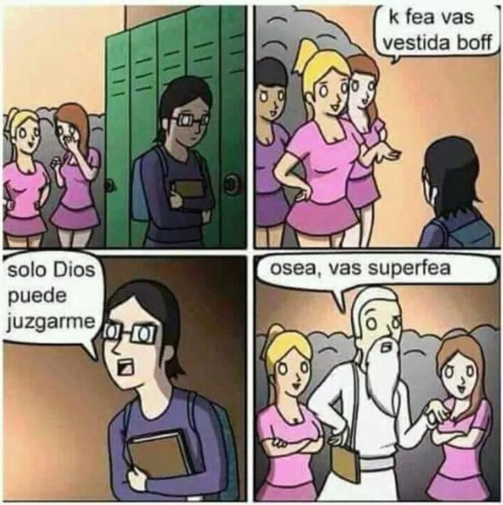 Solo Dios puede juzgarme.