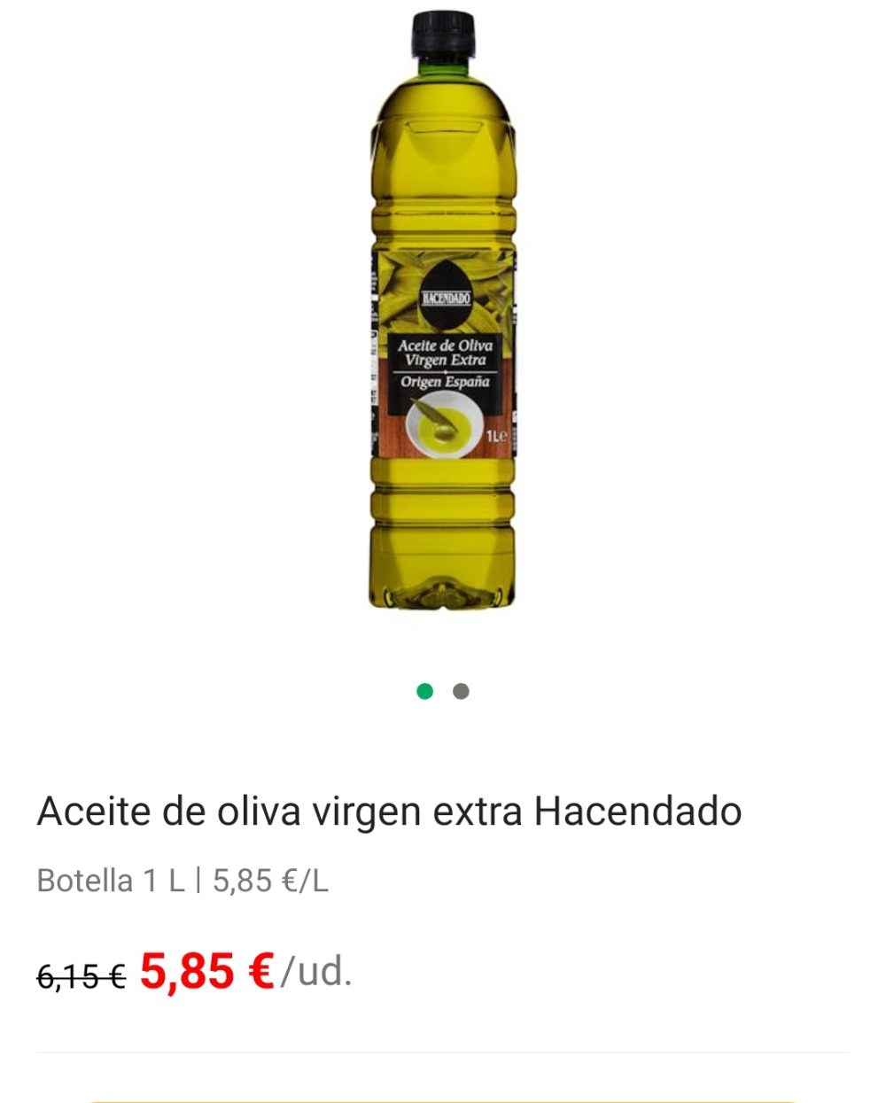 El aceite que te vende el solidario comunista Pablo Iglesias que paga una miseria a sus becarios en TelePablo: 156÷20= 7,80 euros/litro