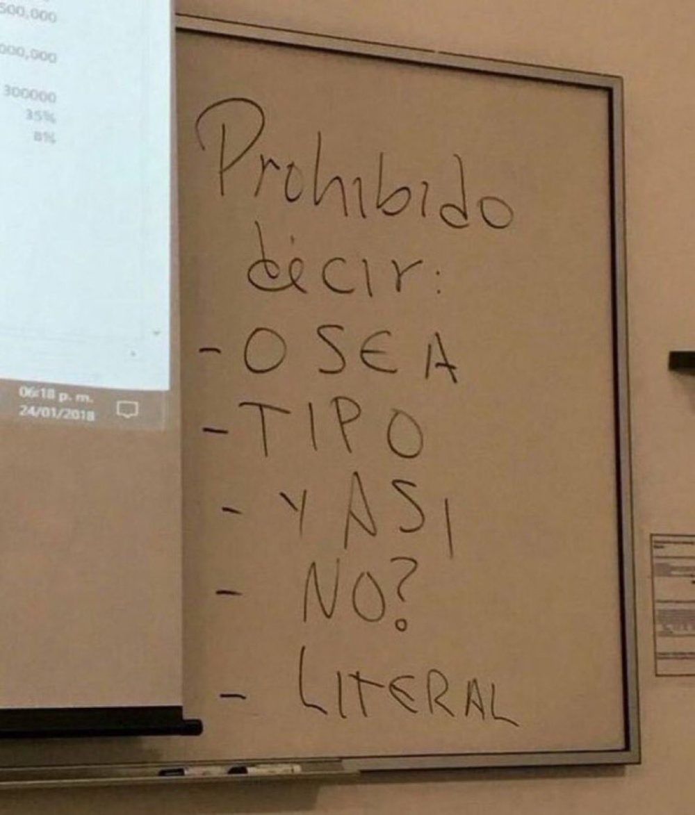 Cómo conseguir que nadie hable en clase.