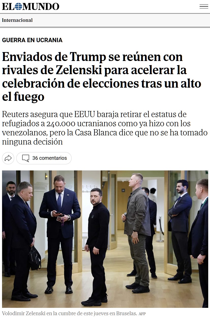 De una forma u otra, tiene pinta de que Ucrania se la repartirán EEUU y Rusia.